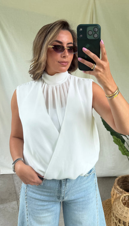 Witte blouse REINA