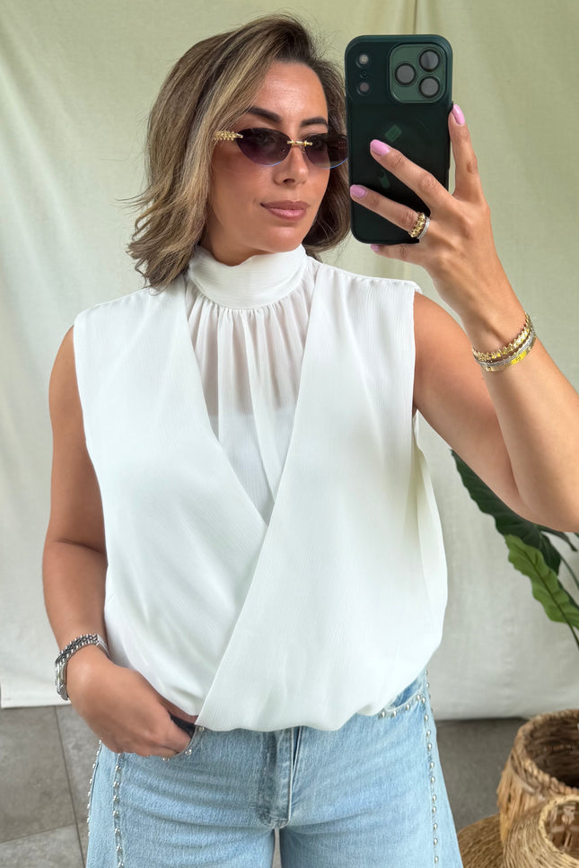 Witte blouse REINA