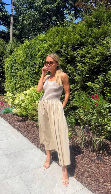 Beige jurk CAPRI
