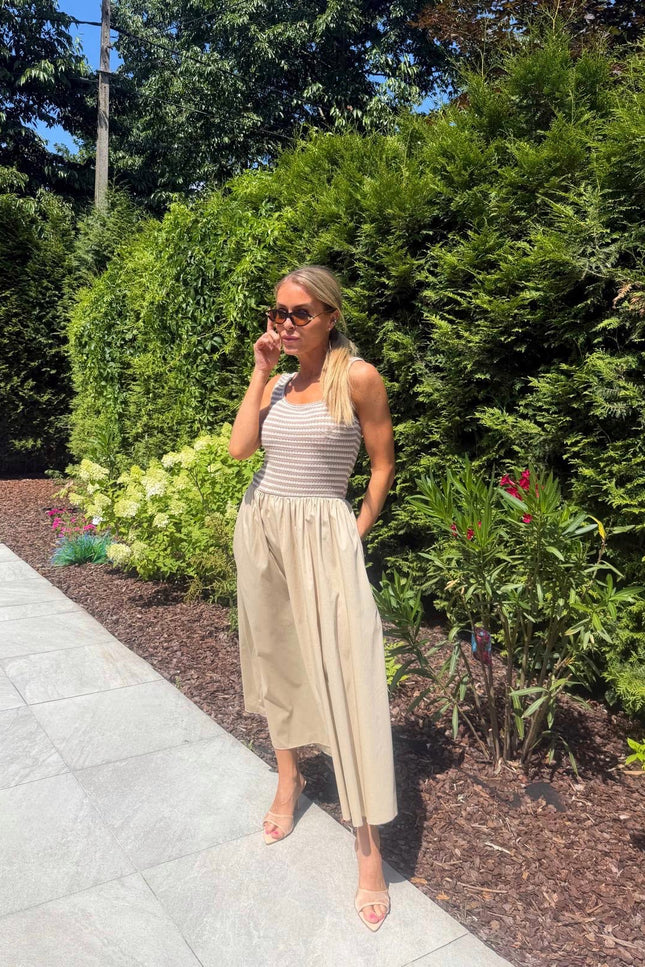 Beige jurk CAPRI