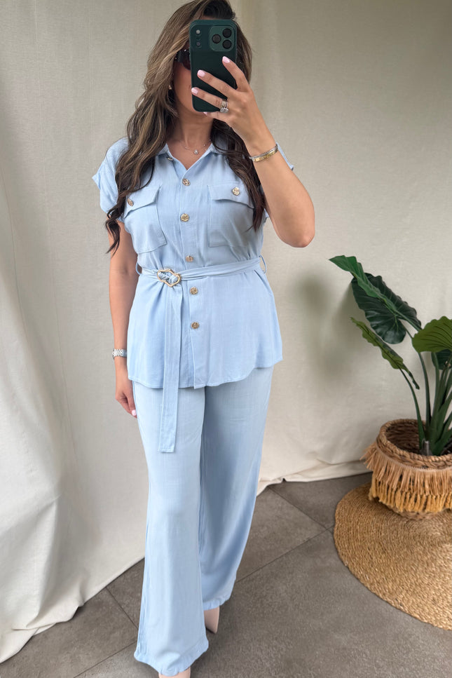 Lichtblauw setje NORI