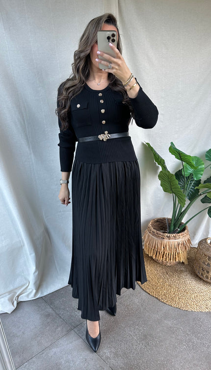 Zwarte jurk AALIYAH