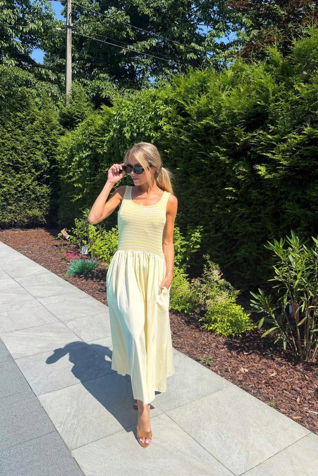 Gele jurk CAPRI