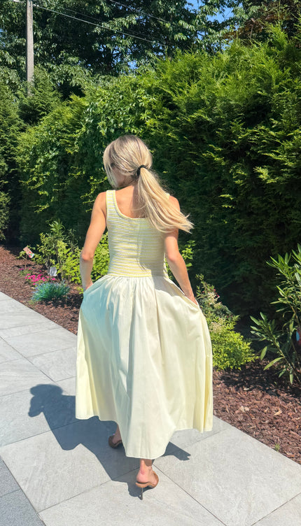 Gele jurk CAPRI