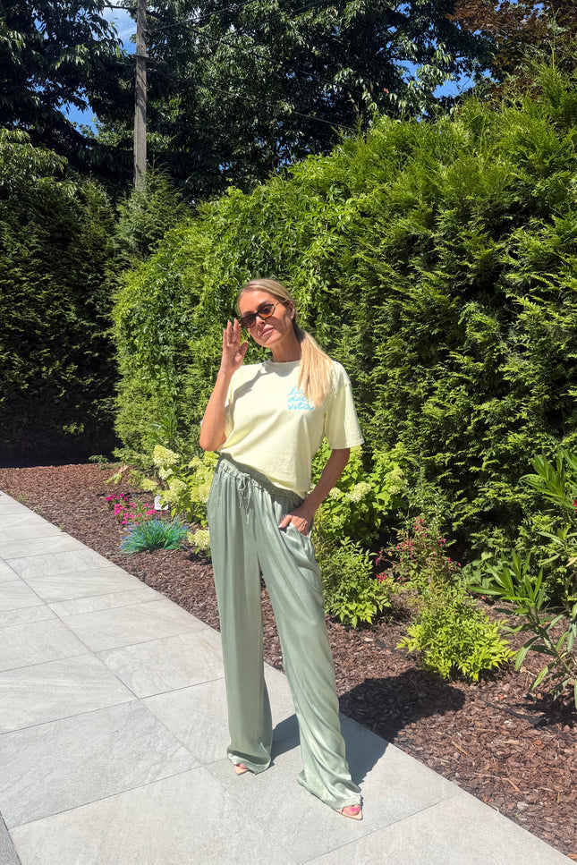 Gele shirt La Dolce Vita