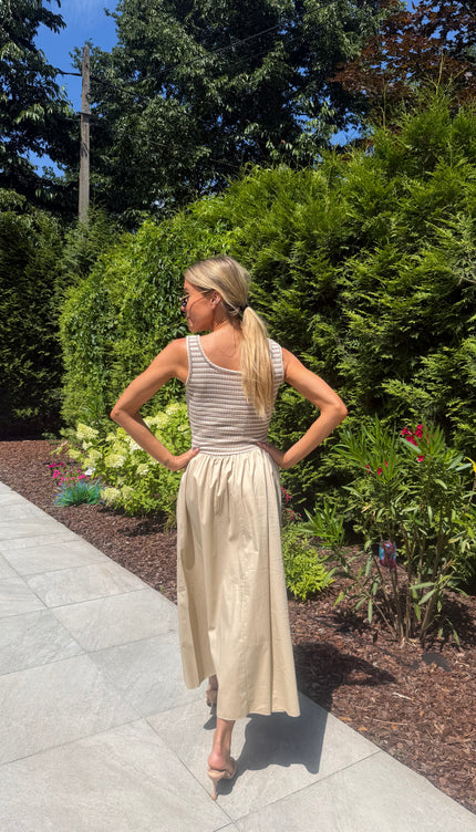 Beige jurk CAPRI