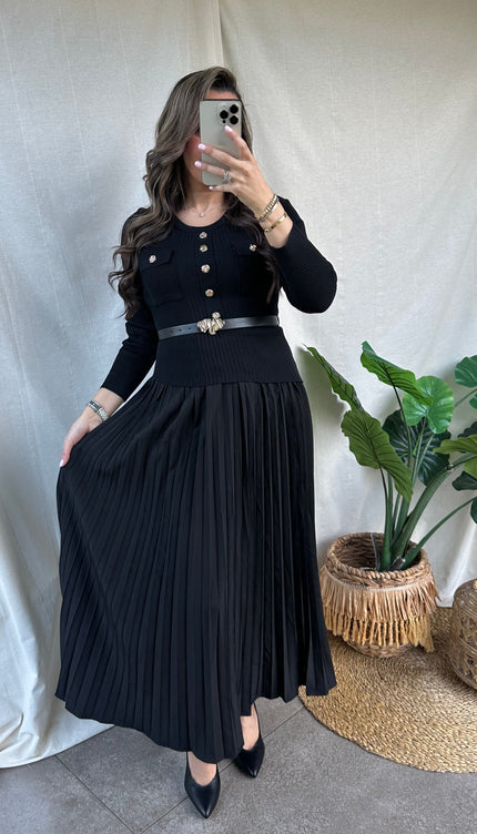 Zwarte jurk AALIYAH