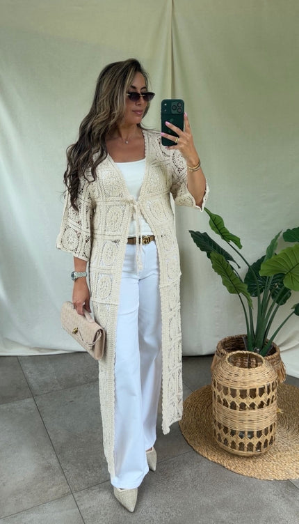 Beige kimono MILA