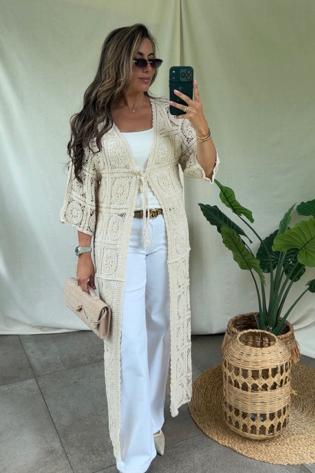 Beige kimono MILA