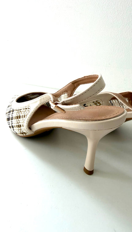 Beige pumps ELINA