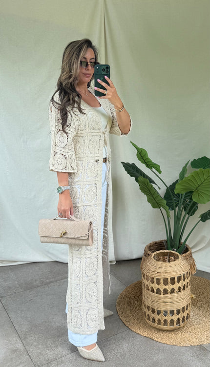Beige kimono MILA