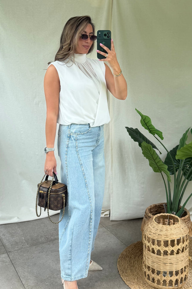 Witte blouse REINA