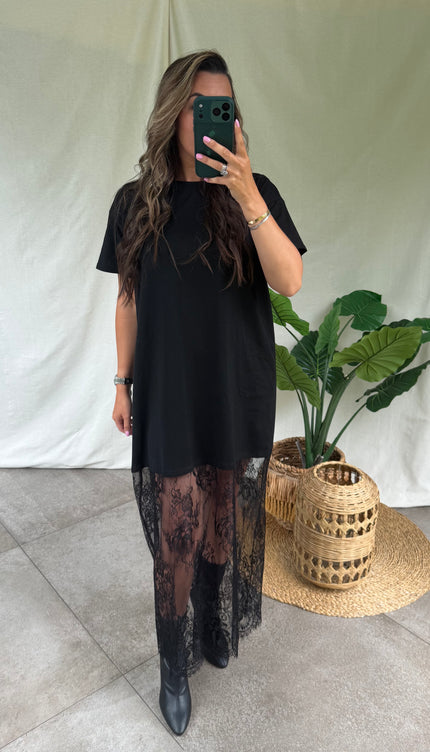 Jurk Lace NOIR
