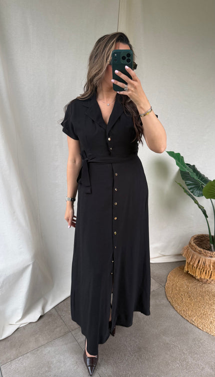 Zwarte jurk LISA
