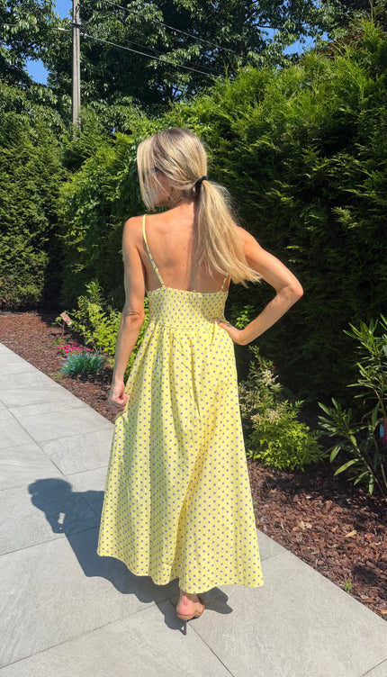 Gele dots jurk EMMA