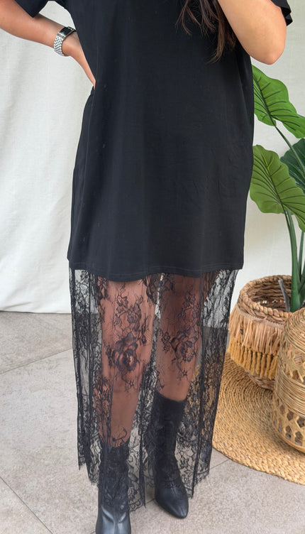 Jurk Lace NOIR