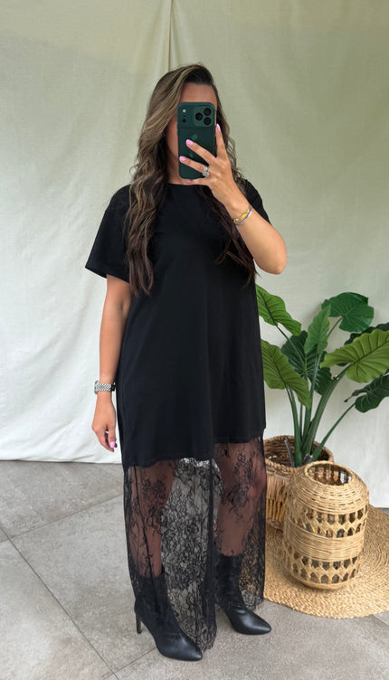 Jurk Lace NOIR