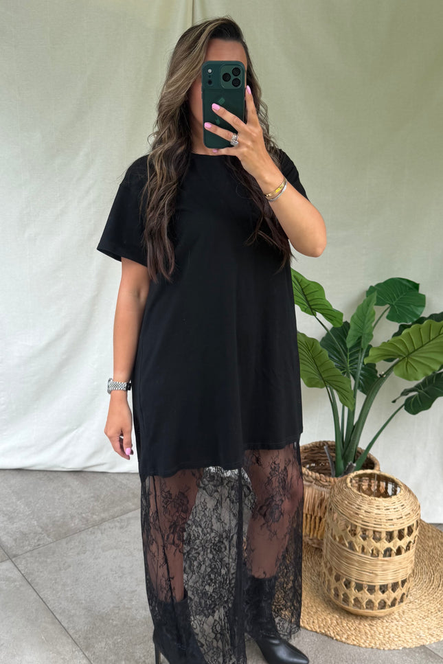 Jurk Lace NOIR