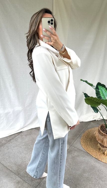 Ecru blazer DIANA
