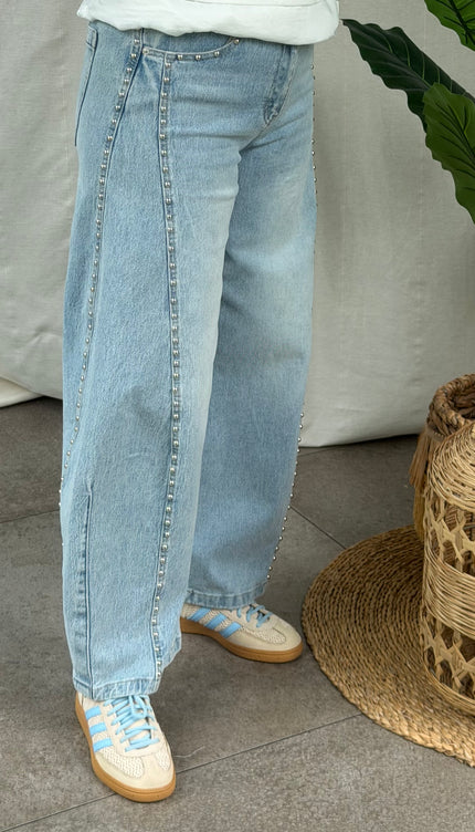 Barrel jeans studs ELLA