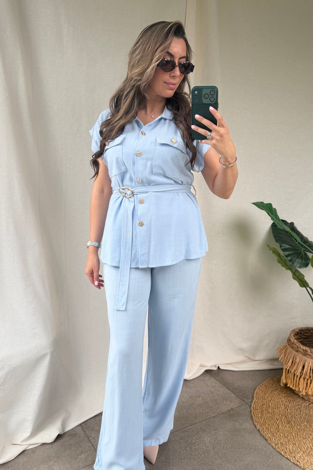 Lichtblauw setje NORI