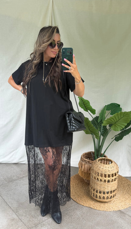 Jurk Lace NOIR