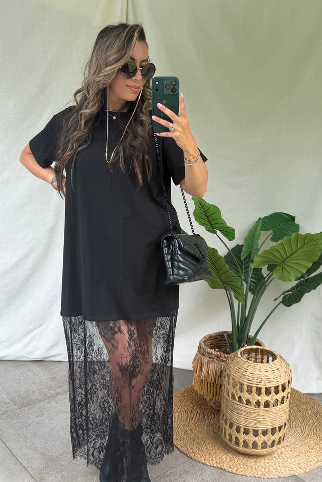 Jurk Lace NOIR