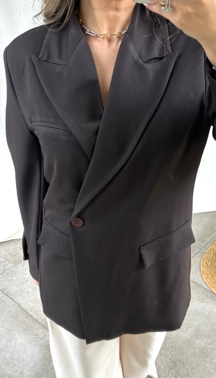 Bruine blazer BELLA