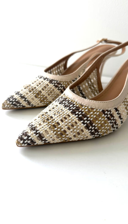 Beige pumps ELINA