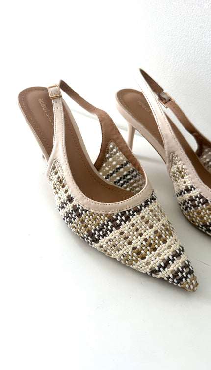 Beige pumps ELINA