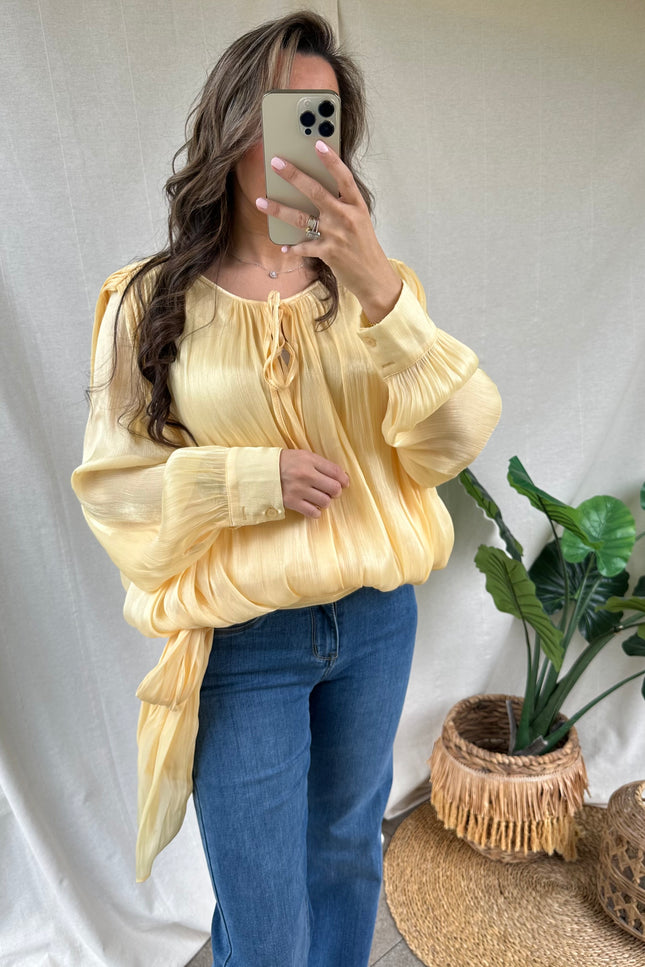 Gele blouse LEILA