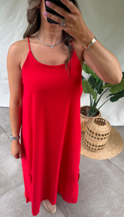 Jurk LENA rood