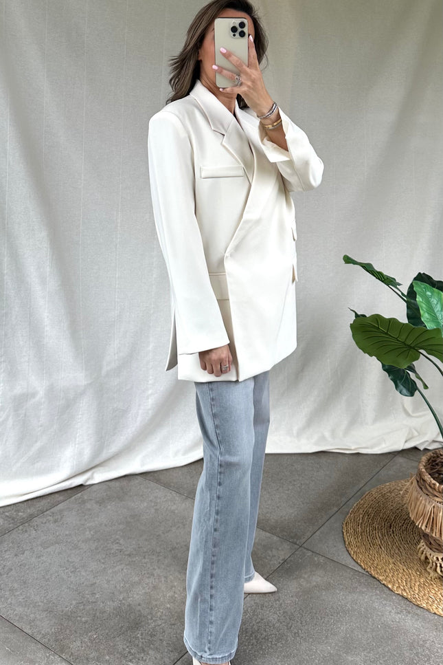 Ecru blazer DIANA