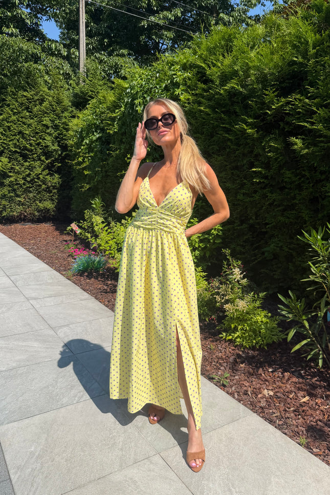 Gele dots jurk EMMA