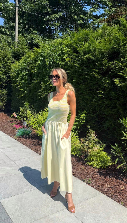 Gele jurk CAPRI