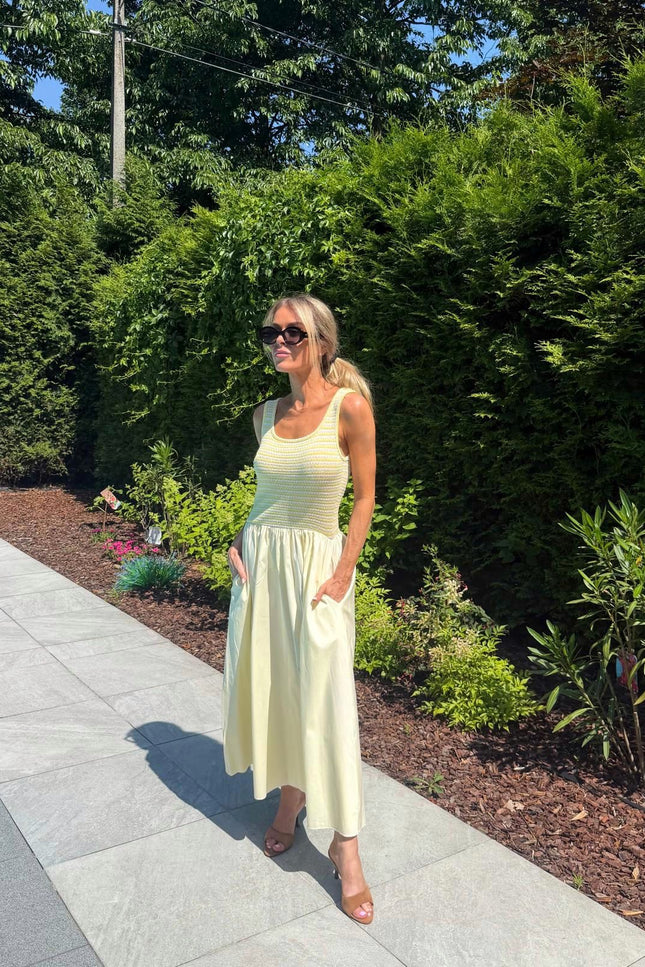 Gele jurk CAPRI