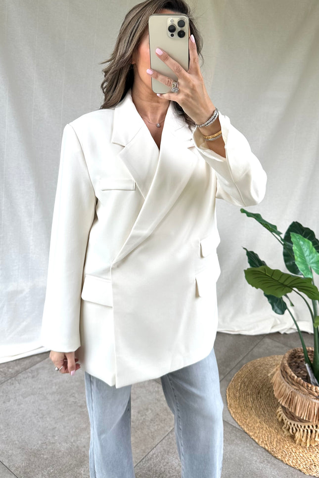 Ecru blazer DIANA