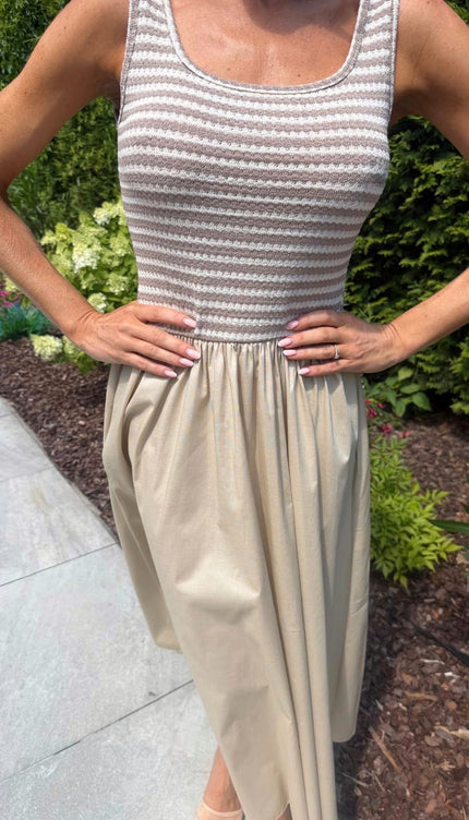 Beige jurk CAPRI