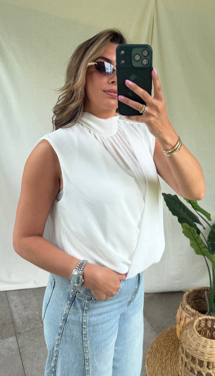 Witte blouse REINA
