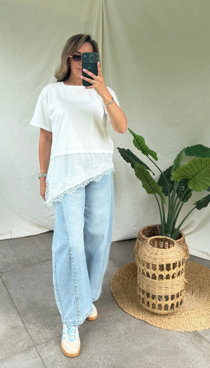 Barrel jeans studs ELLA