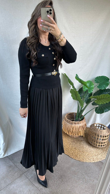 Zwarte jurk AALIYAH