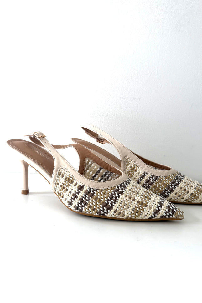 Beige pumps ELINA
