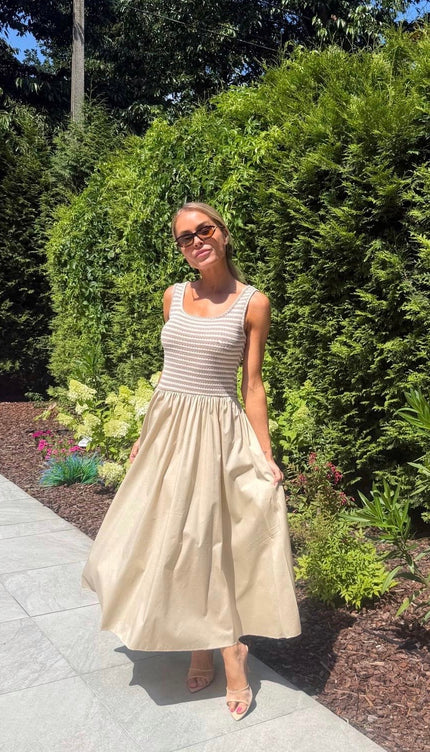 Beige jurk CAPRI