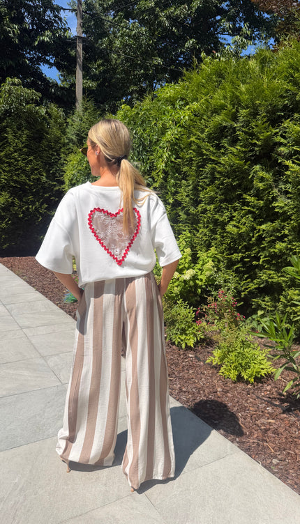 Witte shirt HEART