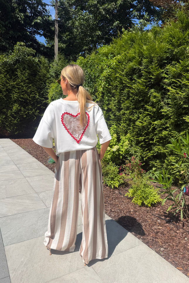 Witte shirt HEART