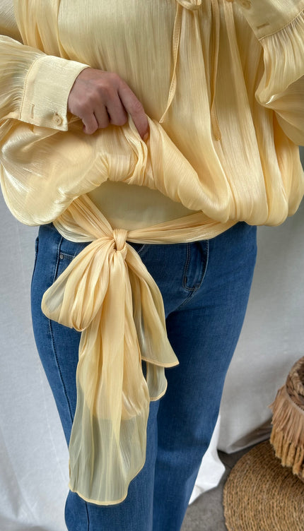 Gele blouse LEILA