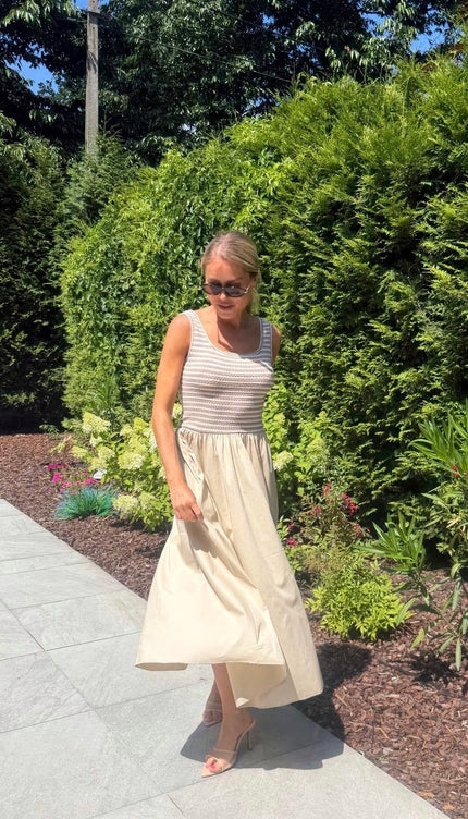Beige jurk CAPRI